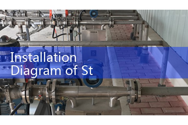 Installation diagram of steam vortex flowmeter
